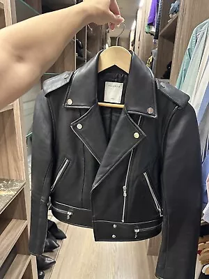 Buy SANDRO PARIS Leather Jacket • 320£