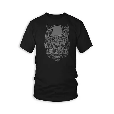 Buy Oliver Solberg Wolf T-shirt (Black) LARGE • 5£