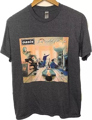 Buy Oasis Definitely Maybe T Shirt Mens Size Medium Album Cover Grey Indie Rock • 22.12£
