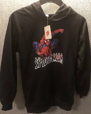 Buy Spiderman Kids Casual Hooded Sweatshirt Winter Hoodie Pullover Top 7 - 8 Years. • 1.99£