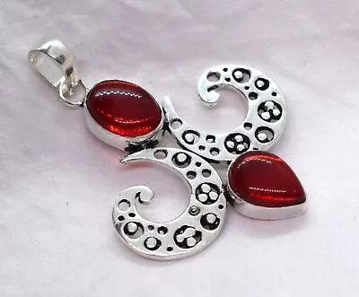Buy Red Mystic Topaz Gemstone Handcrafted Fashion Jewelry Pendant 2.15  KD-99 • 10.15£