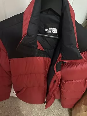 Buy NEW THE NORTH FACE RED BLACK PUFFER FULL ZIP UK SJACKET - ABINGDON SMALL Adult • 90£