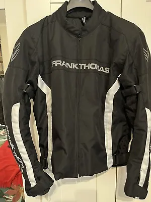 Buy Frank Thomas Venom Mesh Textile Motorcycle Jacket Mens Black • 59.99£