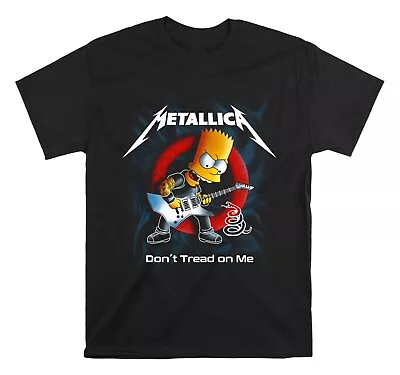 Buy Bart Simpson Disney Cartoon Guitar Metallica Unisex T-shirt Unisex Sweatshirt • 24.45£