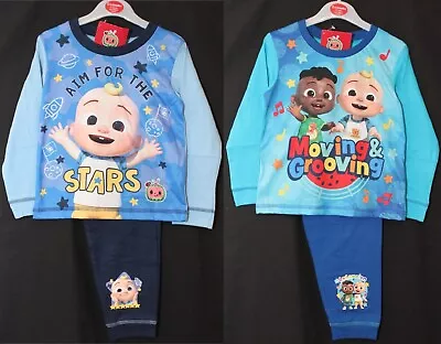 Buy COCOMELON Boys Pyjamas/ Blue PJs In A Choice Of Styles Sizes 12 Months-4 Years • 7.95£