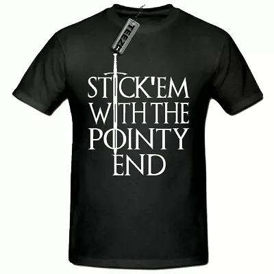 Buy Stickem With The Pointy End T Shirt, Arya Stark T Shirt, Game Of Thrones T Shirt • 10.20£