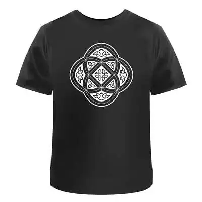Buy 'Black And White Celtic Knotwork Cathedral Window' Adult T-Shirts (TA038458) • 11.99£