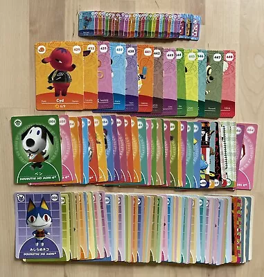 Buy Animal Crossing Merch Lot Series 5 & Mini Amiibo Cards Doubutsu No Mori+ E+ L16 • 48.66£