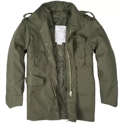 Buy Original US M65 Jacket Army Military Combat Field Vintage Coat Olive Green New • 25£