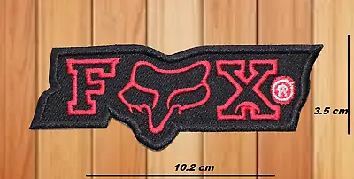 Buy Fox Motor Car Brand Patch Red Embroidered Iron Or Sew On Badge Applique Logo • 2.99£