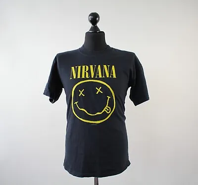 Buy Vintage 1992 Black Nirvana Shirt Size M • 78£