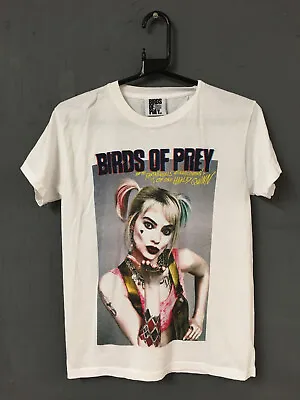 Buy Harley Quinn Suicide Squad Men's White T-Shirt XS DC Margot Robbie Graphic Print • 9.95£