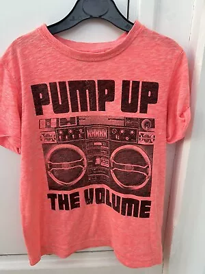 Buy Next Pink Pump Up The Volume T-shirt, Age 6, Unisex • 8£