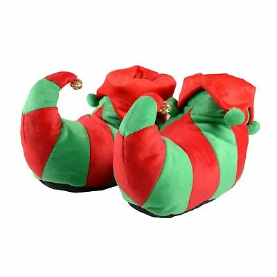 Buy New Elf Slippers Fun Novelty Christmas Slippers For Women Or Men Non Slip Soles • 16.99£