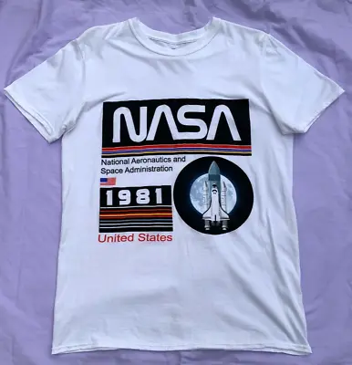 Buy NASA 1981 United States Cotton T Sirt By MERCH Sz M • 7.99£