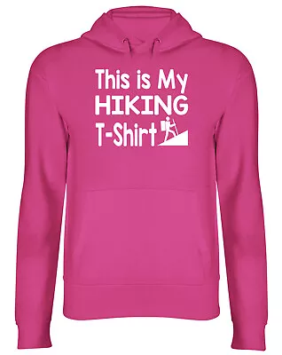 Buy This Is My Hiking T-Shirt Mens Womens Hooded Top Hoodie • 17.99£