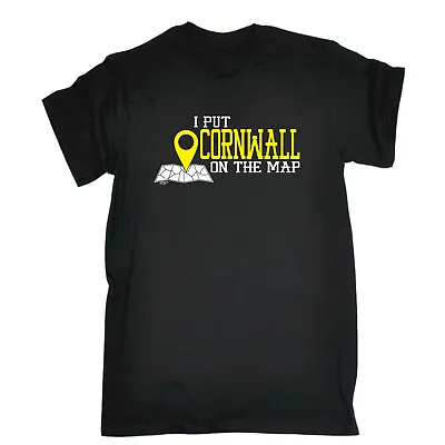 Buy Put On The Map Cornwall - Mens Funny Novelty Top Shirts T Shirt T-Shirt Tshirts • 9.95£