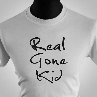 Buy Real Gone Kid T Shirt 1980's Music Festival Concert Cool Retro White • 15.99£