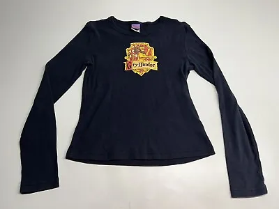 Buy Youth Large Harry Potter Gryffindor Long Sleeve T-Shirt Black • 11.75£