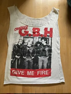 Buy Punk Rock RARE VINTAGE CHARGED GBH T Shirt • 379.16£