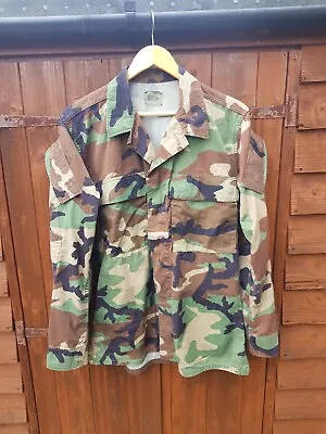 Buy US Special Forces M81 Woodland BDU Raid Modified Shirt Jacket Medium • 50£