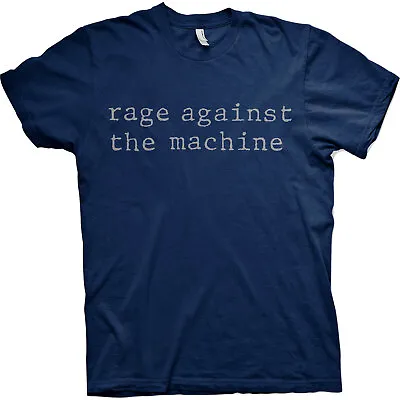 Buy Rage Against The Machine OFFICIAL Navy T-Shirt • 16.99£
