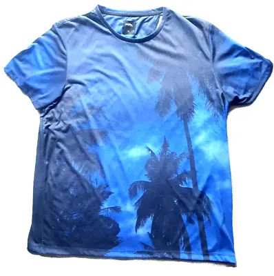 Buy Burton Menswear Regular Fit Men's T-shirt Beach Dark Blue XL • 6.90£