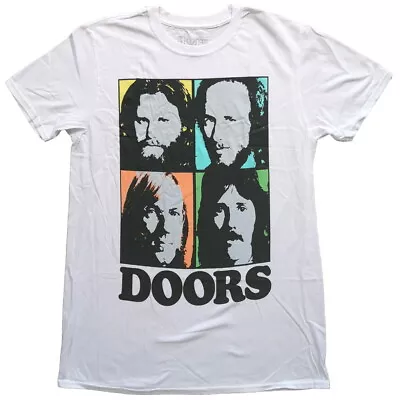 Buy The Doors Colour Box White T-Shirt OFFICIAL • 14.89£
