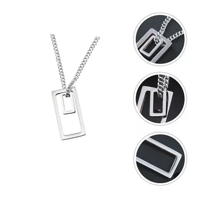 Buy  Fashion Unique Necklace Valentine's Day Gift Stainless Mens Necklaces Man Male • 9.65£