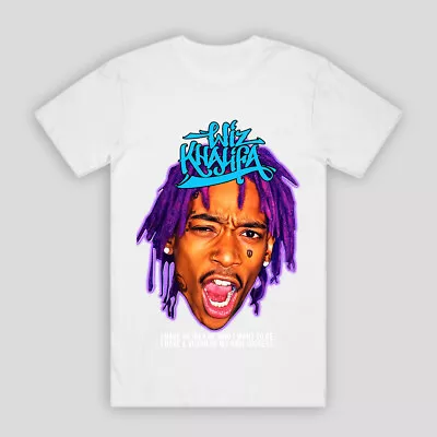 Buy Custom T Shirt Wiz Khalifa Rapper Music Hip Hop R&b Vintage Tee Artist Pop • 25.29£