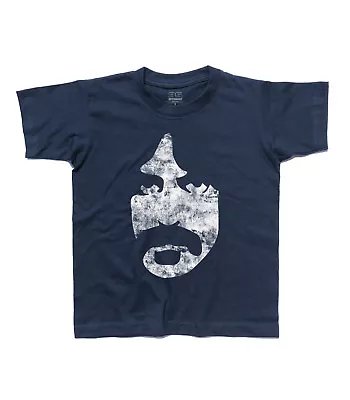 Buy Child T-shirt FRANK ZAPPA Face Silhouette Antiqued - Hot Rats Rock Freak Gibson • 18.56£