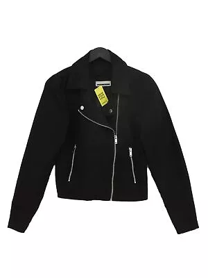 Buy Noisy May Women's Jacket XS Black 100% Polyester Motorcycle Jacket • 9.90£