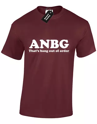 Buy Anbg Bang Out Of Order Mens T Shirt Funny Design Big Sizes Joke Comedy Gift Idea • 7.99£