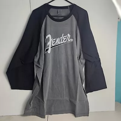 Buy Vintage Fender Men's Baseball XL T Shirt Charcoal Alternative Apparel  • 44.24£
