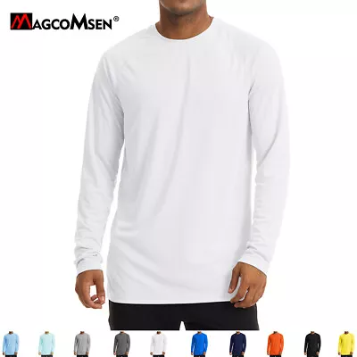 Buy Anti-UV Men's Sun/Skin Protection Long Sleeve T Shirt Hiking Casual T-shirt Tops • 16.79£