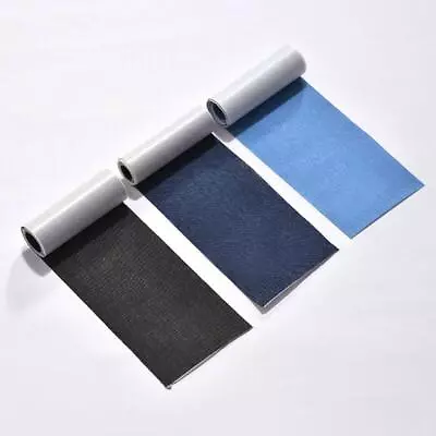 Buy 150CM Denim Fabric Iron On Patches For Clothing Repair Jacket • 8.06£