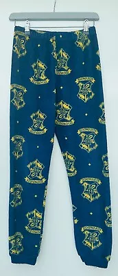 Buy Hogwarts Soft Fleece Blue Pyjama Pants Bottoms Size 12-13 12 Years Harry Potter • 2.97£