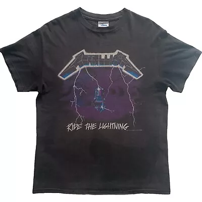Buy Vintage Metallica Ride The Lightning T Shirt Mens Size Medium 1994 Band Tee RARE • 79.02£