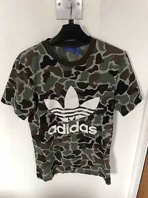 Buy Adidas Camouflage T-shirt Size XS Good Condition  • 4.99£