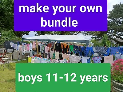 Buy 11-12 Years Boys Jumper Sweatshirt Joggers Jeans Shorts T-shirt Make A Bundle • 1.99£
