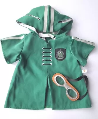 Buy BUILD A BEAR Harry Potter Slytherin Quidtch Outfit Costume With Glasses BNWT  • 19.99£
