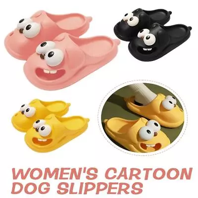 Buy Tongue Slippers, Tongue Kiss Slippers, Big Eyes Dog Slippers Pillow Cloud S6H6 • 11.98£