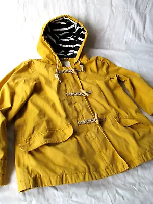 Buy Seasalt Sea Folly - Size 12 Organic Cotton Tin Cloth Hooded Toggle Rain Jacket • 27£