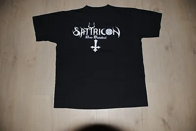 Buy Satyricon  Now, Diabolical U.K. Tour  XL T-shirt Emperor Dimmu Borgir Enslaved • 14.17£