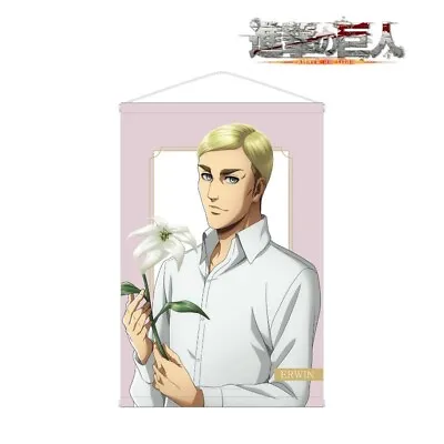 Buy Official Japan Merch Attack On Titan AoT SnK Erwin Smith Scroll / Tapestry • 41.26£