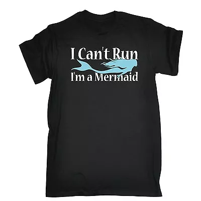 Buy I Can't Run I'm A Mermaid Funny Joke Swim Sport T-SHIRT Birthday For Him Her • 8.97£