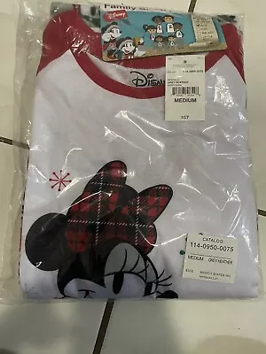 Buy NEW Womens Mom Medium Disney Mickey Mouse Family Sleep Pajamas Red Green Gray • 32.02£