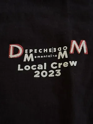 Buy Depeche Mode Memento Mori 2023 Local Crew🎭black Xl T-shirt Gildan Softstyle • 75.60£