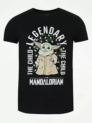 Buy The Mandalorian Star Wars Legendary The Child Slim Fit T-Shirt - S,L - Free P+P  • 7.99£