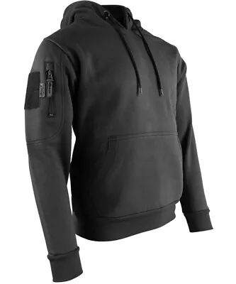 Buy Kombat Tactical Hoodie Mens Work Military Army Hooded Fleece Lined Top S-3XL • 19.79£